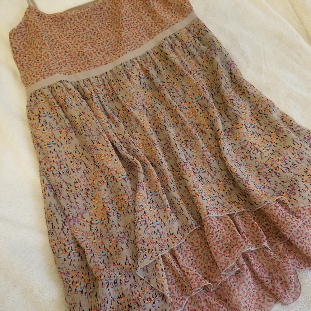 Silky spaghetti strap dress